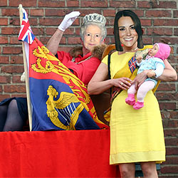 Queen and Kate and George
